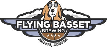 Flying Basset Brewing logo top